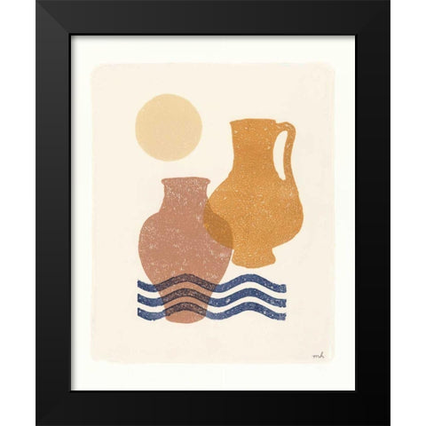 Oasis I Black Modern Wood Framed Art Print by Hershey, Moira