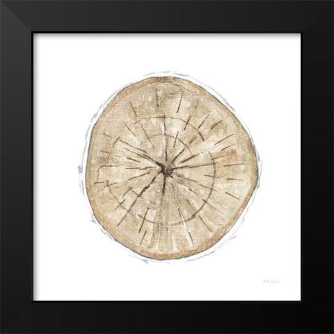 Natures Leaves VI Black Modern Wood Framed Art Print by Grove, Beth
