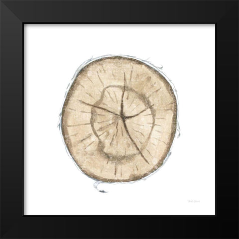 Natures Leaves VII Black Modern Wood Framed Art Print by Grove, Beth