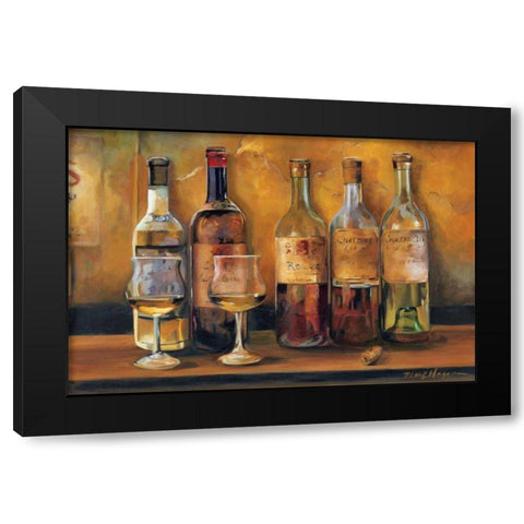Cellar Whites Black Modern Wood Framed Art Print by Hageman, Marilyn