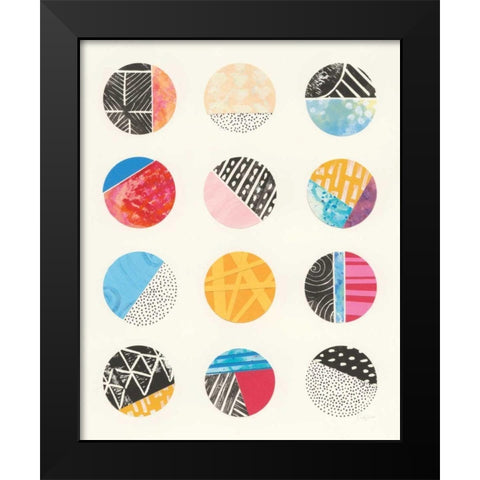 Repetition I Black Modern Wood Framed Art Print by Prahl, Courtney
