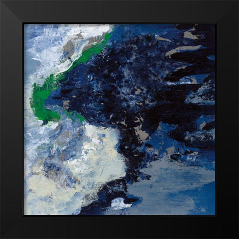 Northern Coast I Black Modern Wood Framed Art Print by Vassileva, Silvia