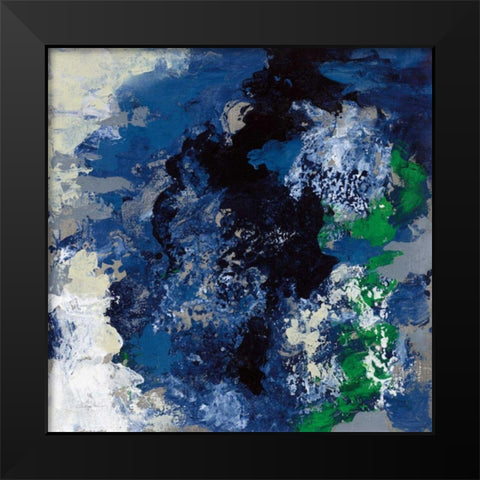 Northern Coast II Black Modern Wood Framed Art Print by Vassileva, Silvia