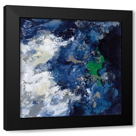 Northern Coast III Black Modern Wood Framed Art Print with Double Matting by Vassileva, Silvia