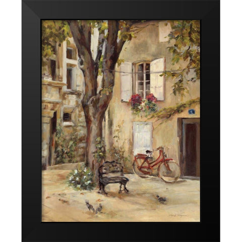 Provence Village I Black Modern Wood Framed Art Print by Hageman, Marilyn