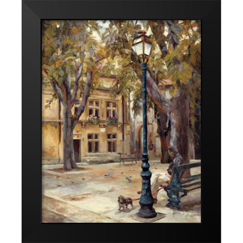 Provence Village II Black Modern Wood Framed Art Print by Hageman, Marilyn