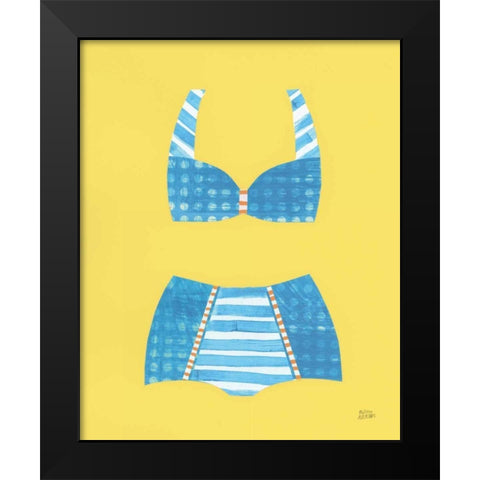Bathing Beauties II Pastel Black Modern Wood Framed Art Print by Averinos, Melissa