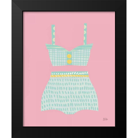 Bathing Beauties IV Pastel Black Modern Wood Framed Art Print by Averinos, Melissa