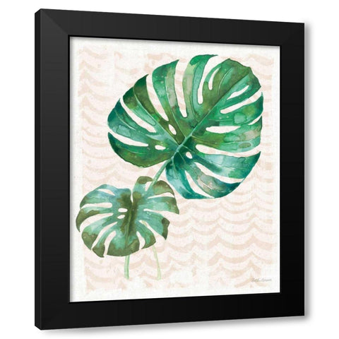 From the Jungle VIII No Pink Words Black Modern Wood Framed Art Print with Double Matting by Grove, Beth
