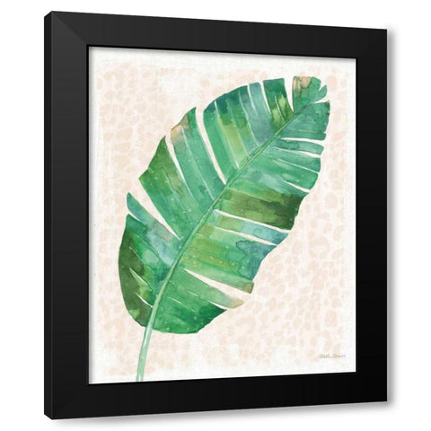 From the Jungle X No Pink Words Black Modern Wood Framed Art Print with Double Matting by Grove, Beth
