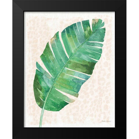 From the Jungle X No Pink Words Black Modern Wood Framed Art Print by Grove, Beth