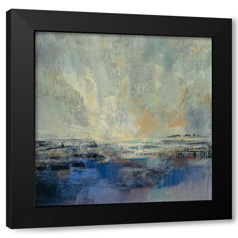 Coastal View II v2 Black Modern Wood Framed Art Print by Vassileva, Silvia