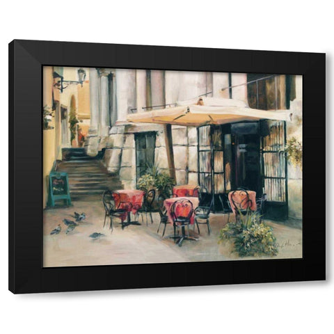 Wine Cellar in Vincenza Black Modern Wood Framed Art Print with Double Matting by Hageman, Marilyn