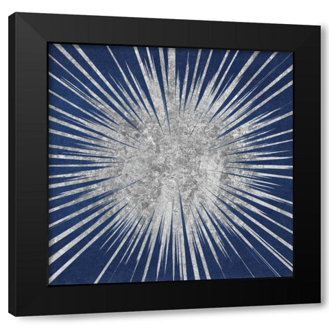 Sunburst I Black Modern Wood Framed Art Print by Wild Apple Portfolio