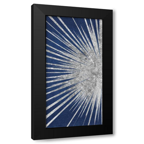 Sunburst II Black Modern Wood Framed Art Print with Double Matting by Wild Apple Portfolio