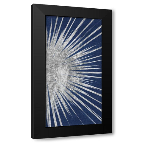 Sunburst III Black Modern Wood Framed Art Print by Wild Apple Portfolio