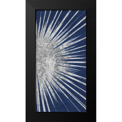 Sunburst III Black Modern Wood Framed Art Print by Wild Apple Portfolio