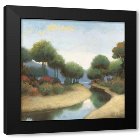 By the Waterways I Black Modern Wood Framed Art Print by Wiens, James