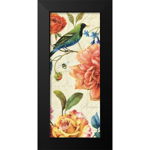 Rainbow Garden VI - Cream Black Modern Wood Framed Art Print by Audit, Lisa