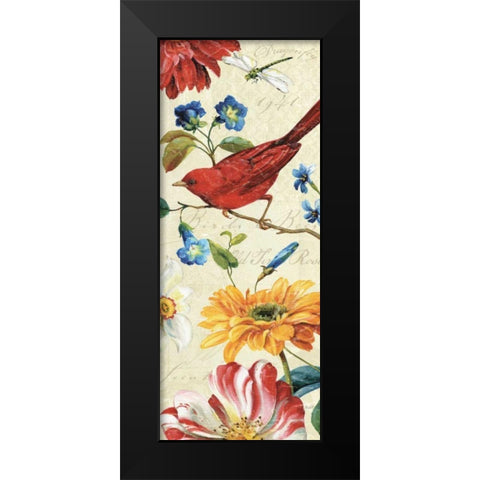 Rainbow Garden VII - Cream Black Modern Wood Framed Art Print by Audit, Lisa
