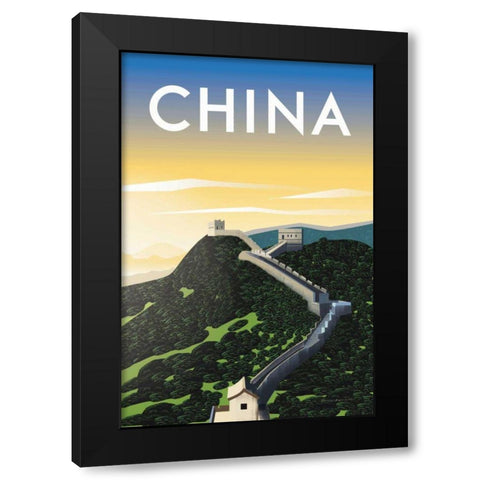 China Black Modern Wood Framed Art Print by Escalante, Omar