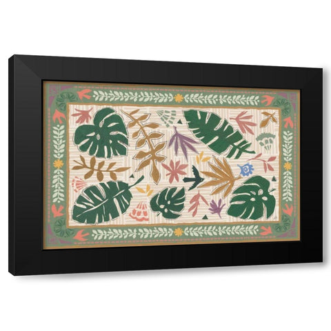 Desert Flair I Color Black Modern Wood Framed Art Print with Double Matting by Brissonnet, Daphne