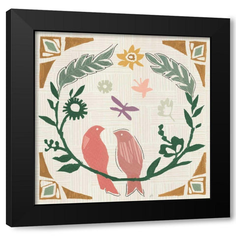 Desert Flair III Color Black Modern Wood Framed Art Print by Brissonnet, Daphne