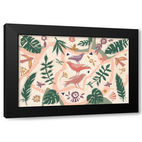 Desert Flair V Color Black Modern Wood Framed Art Print with Double Matting by Brissonnet, Daphne