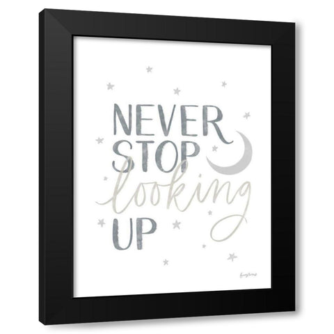 Little Child I Black Modern Wood Framed Art Print with Double Matting by Thorns, Becky