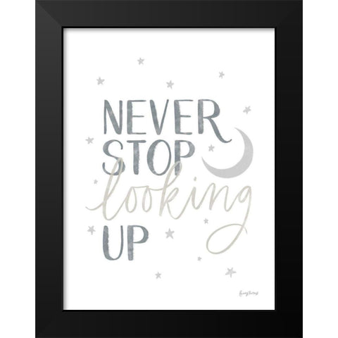 Little Child I Black Modern Wood Framed Art Print by Thorns, Becky