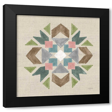 Cotton Bouquet VI Black Modern Wood Framed Art Print with Double Matting by Urban, Mary