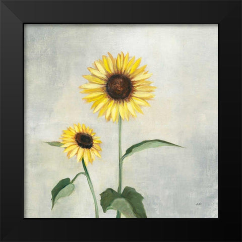 Sunny Blooms I Black Modern Wood Framed Art Print by Purinton, Julia