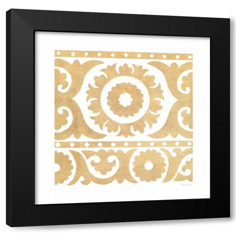 Simply Elegant III Black Modern Wood Framed Art Print with Double Matting by Green, Nancy