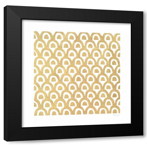 Simply Elegant XII Black Modern Wood Framed Art Print with Double Matting by Green, Nancy
