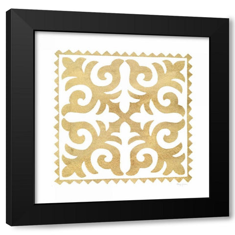 Simply Elegant XV Black Modern Wood Framed Art Print with Double Matting by Green, Nancy