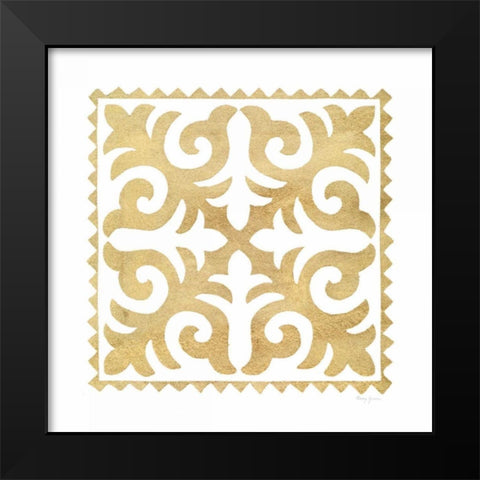 Simply Elegant XV Black Modern Wood Framed Art Print by Green, Nancy