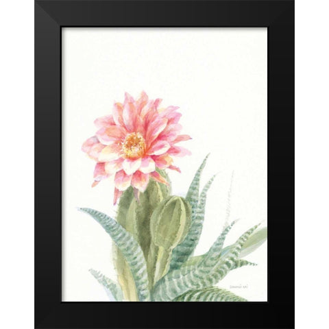 Pastel Desert II Black Modern Wood Framed Art Print by Nai, Danhui