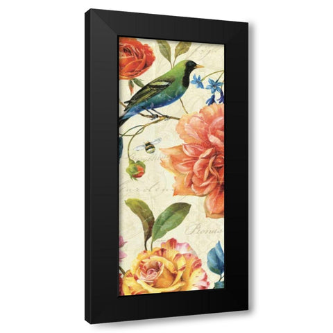 Rainbow Garden VI Black Modern Wood Framed Art Print by Audit, Lisa