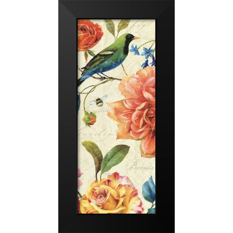 Rainbow Garden VI Black Modern Wood Framed Art Print by Audit, Lisa