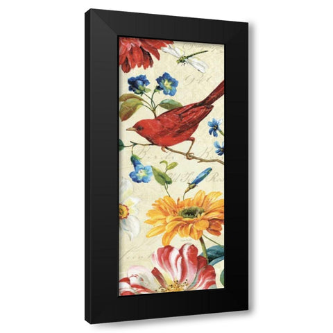 Rainbow Garden VII Black Modern Wood Framed Art Print with Double Matting by Audit, Lisa