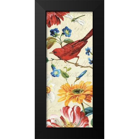 Rainbow Garden VII Black Modern Wood Framed Art Print by Audit, Lisa