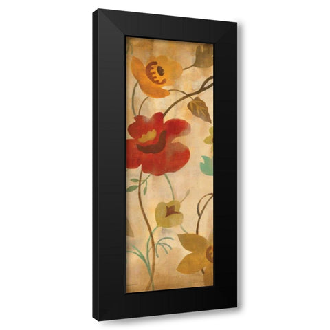 Antique Embroidery II Black Modern Wood Framed Art Print by Vassileva, Silvia