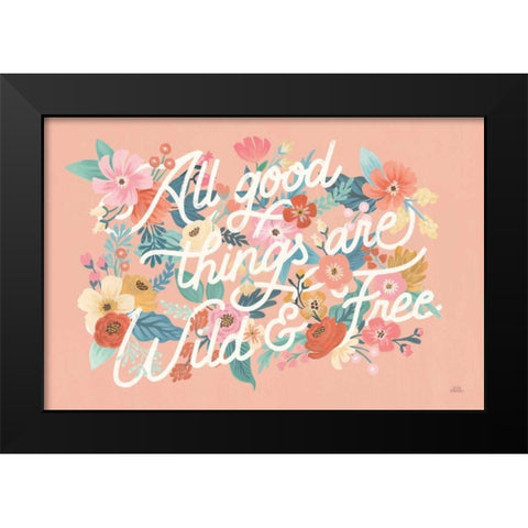 Under the Sea VI Black Modern Wood Framed Art Print by Marshall, Laura