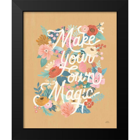 Under the Sea VII Black Modern Wood Framed Art Print by Marshall, Laura