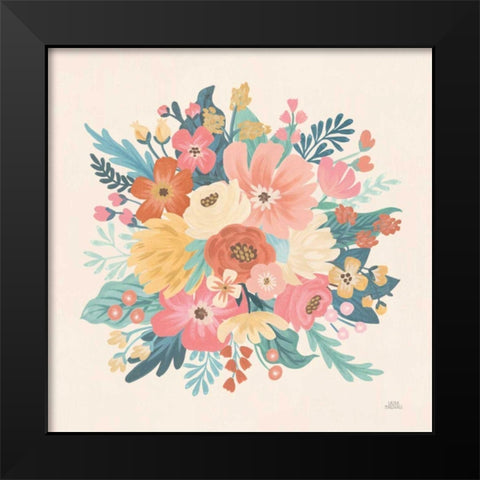 Under the Sea X Black Modern Wood Framed Art Print by Marshall, Laura