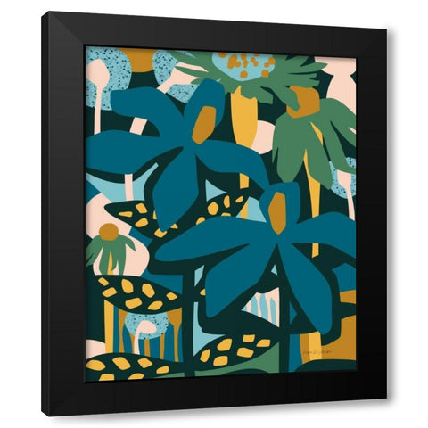 Color Your Life Black Modern Wood Framed Art Print by Gallagher, Megan