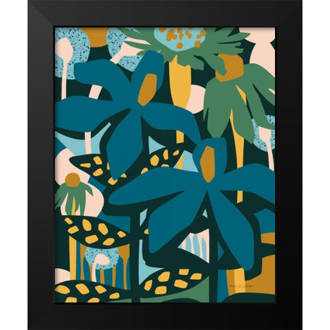 Color Your Life Black Modern Wood Framed Art Print by Gallagher, Megan