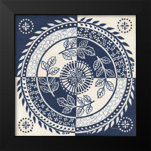 Hemma II Black Modern Wood Framed Art Print by Lovell, Kathrine