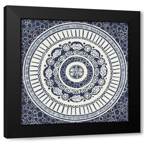 Hemma IV Black Modern Wood Framed Art Print with Double Matting by Lovell, Kathrine