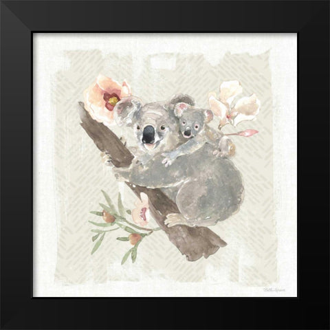 Aussie Love VII Black Modern Wood Framed Art Print by Grove, Beth